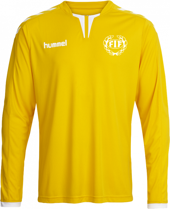 Hummel - Ff Målmandstrøje - Sports Yellow & hvid